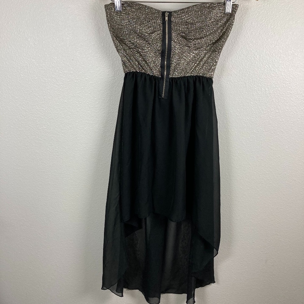 3/$20 Strapless High Low Dress Size M